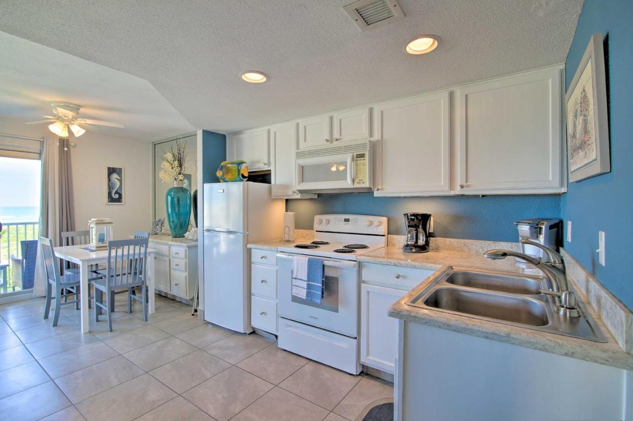 Sunny Oceanfront Condo On South Padre Island Beach Exterior foto